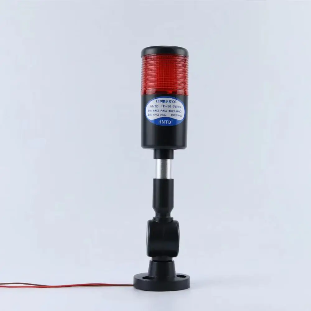 1 layer (fold rod ) D50 24 В черный OftenBright сигнальная башня предупреждающий сигнал Предупреждение многослойный Складной Тип с зуммером для станка с ЧПУ - Цвет: 1 layer (fold rod )