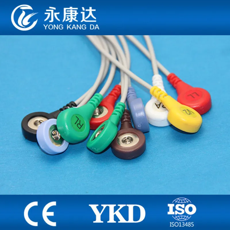 Универсальный Din1.5 кабель для ЭКГ 10 ведет АХА монитор пациента|cable iec|cable universalcable ecg