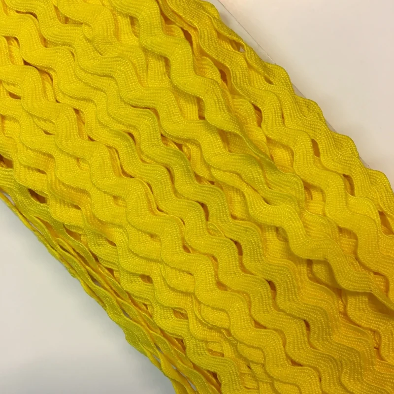 5 мм 36 ярдов/партия Ric rac лента зигзаг Лента Декор с волной кружева обрезки ленты