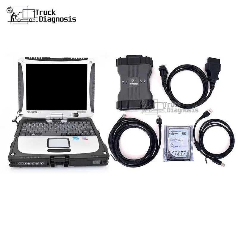 C6 with cf19 laptop T420 ноутбук для Benz C6 VXDIAG MB STAR диагностический инструмент сканер SD подключения C6 DOIP Замена mb sd c4 с xenter das WIS epc HDD - Цвет: C6 with cf19 laptop