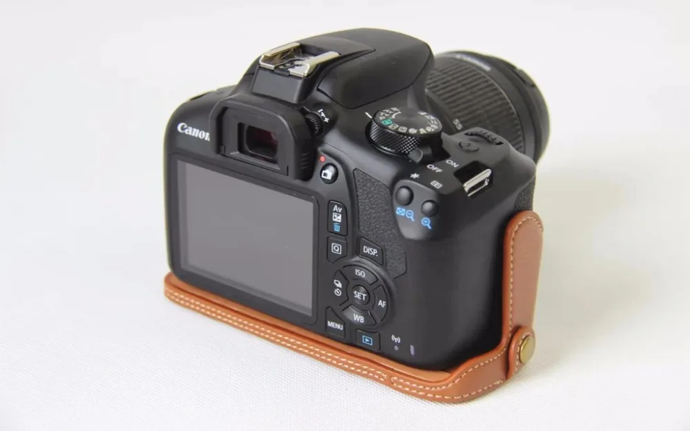 Новый чехол из искусственной кожи для цифровой зеркальной камеры canon eos 1300D