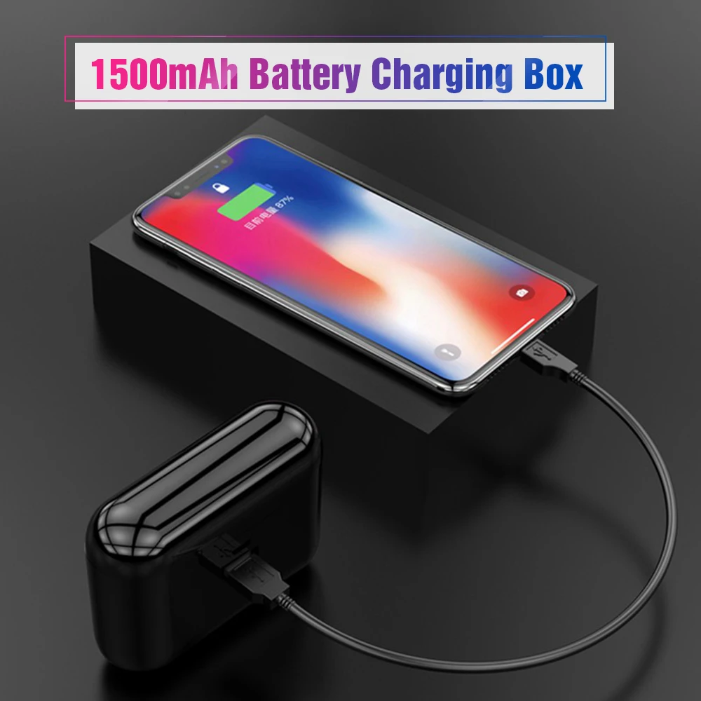 HESTIA Q32 Bluetooth 5 0 беспроводные наушники TWS спортивные гарнитура футляр для наушников