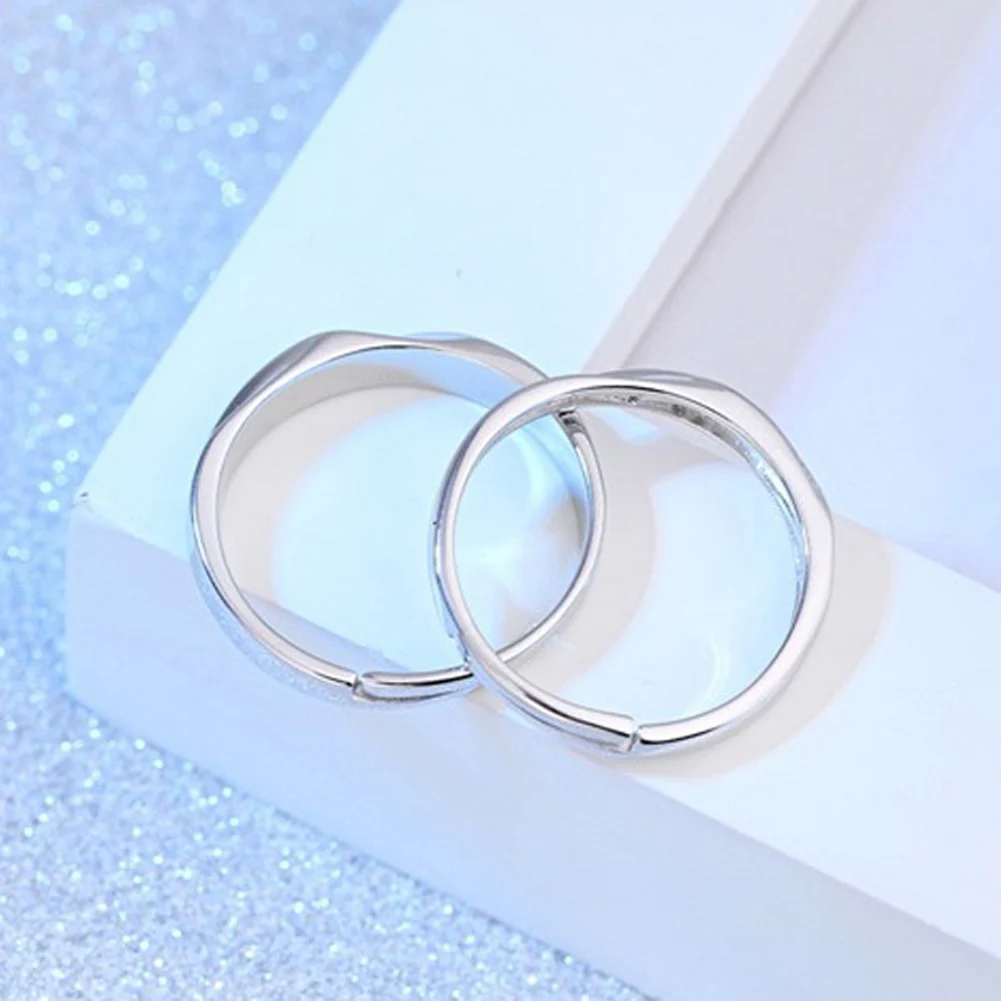 1 шт. Свадебные Кольца для пар любовь Серебряный цвет обручальное кольцо с