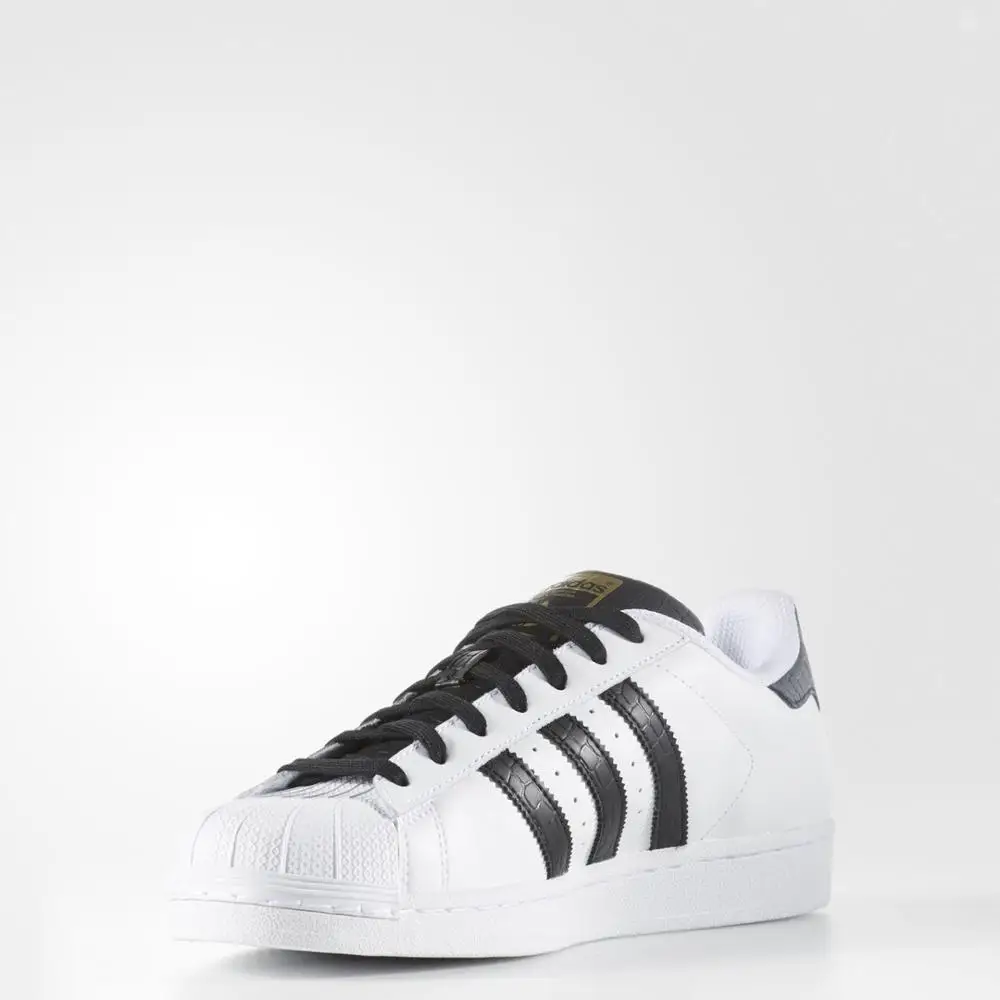 Белые и черные мужские кроссовки S75880 Adidas SUPERSTAR | Спорт развлечения