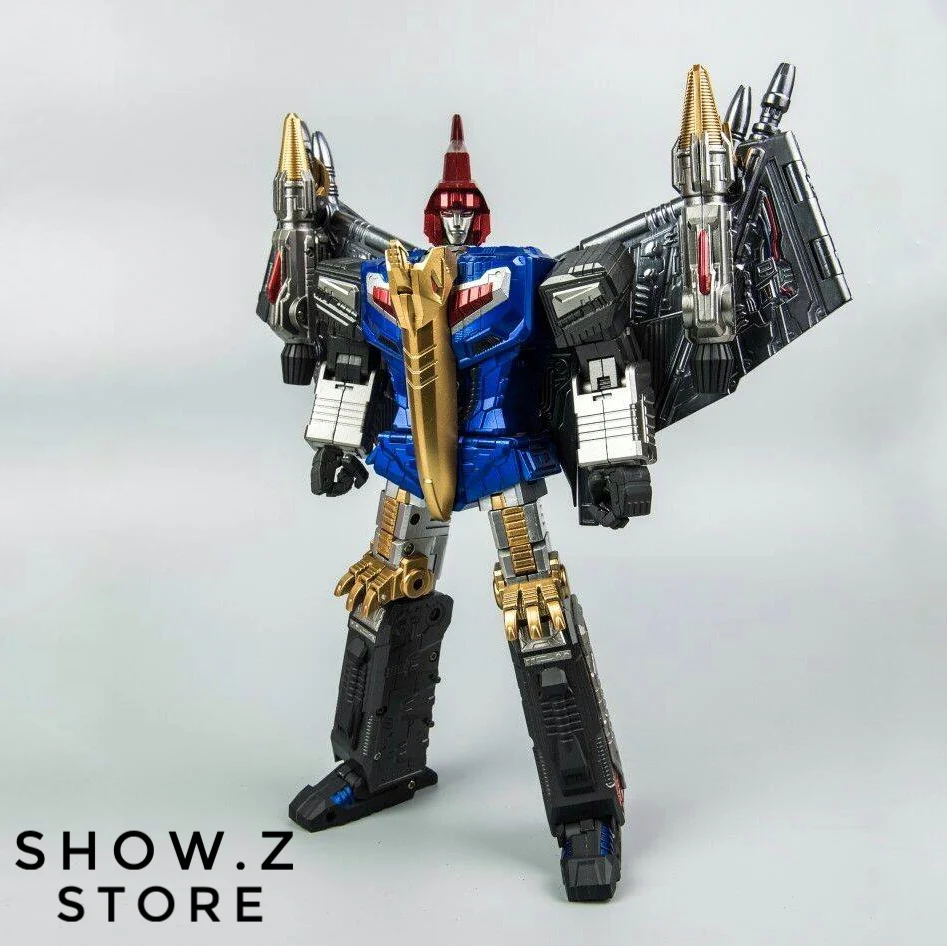 [Show. Z Store] Gigapower GP HQ-05R Gaudenter Swoop синий хром версия трансформации фигурка