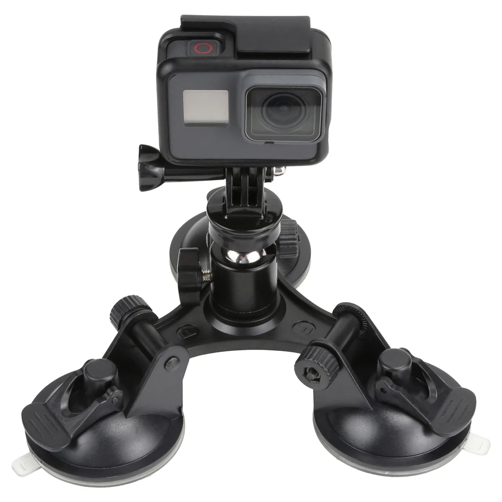 Крепление на присоске для окон и лодок Gopro Hero 5 3 4 Yi 4K SJCAM SJ4000 штатив с резьбовой