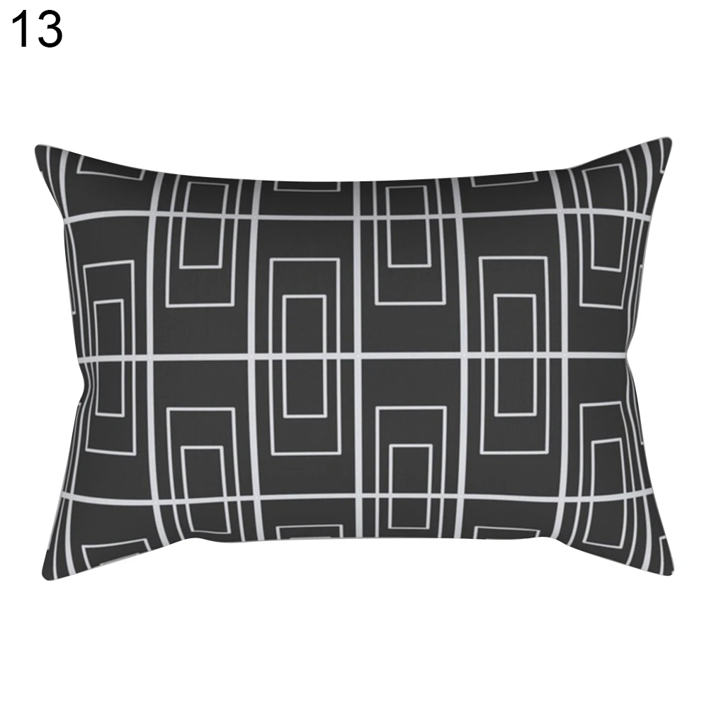 Простая Подушка с геометрическим рисунком наволочка для дома|cushions throws|geometry