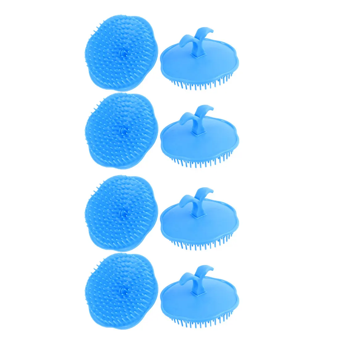 Uxcell шампунь кожи головы и волос душ Массажная расческа голубой 8 шт.|shower brush|brush