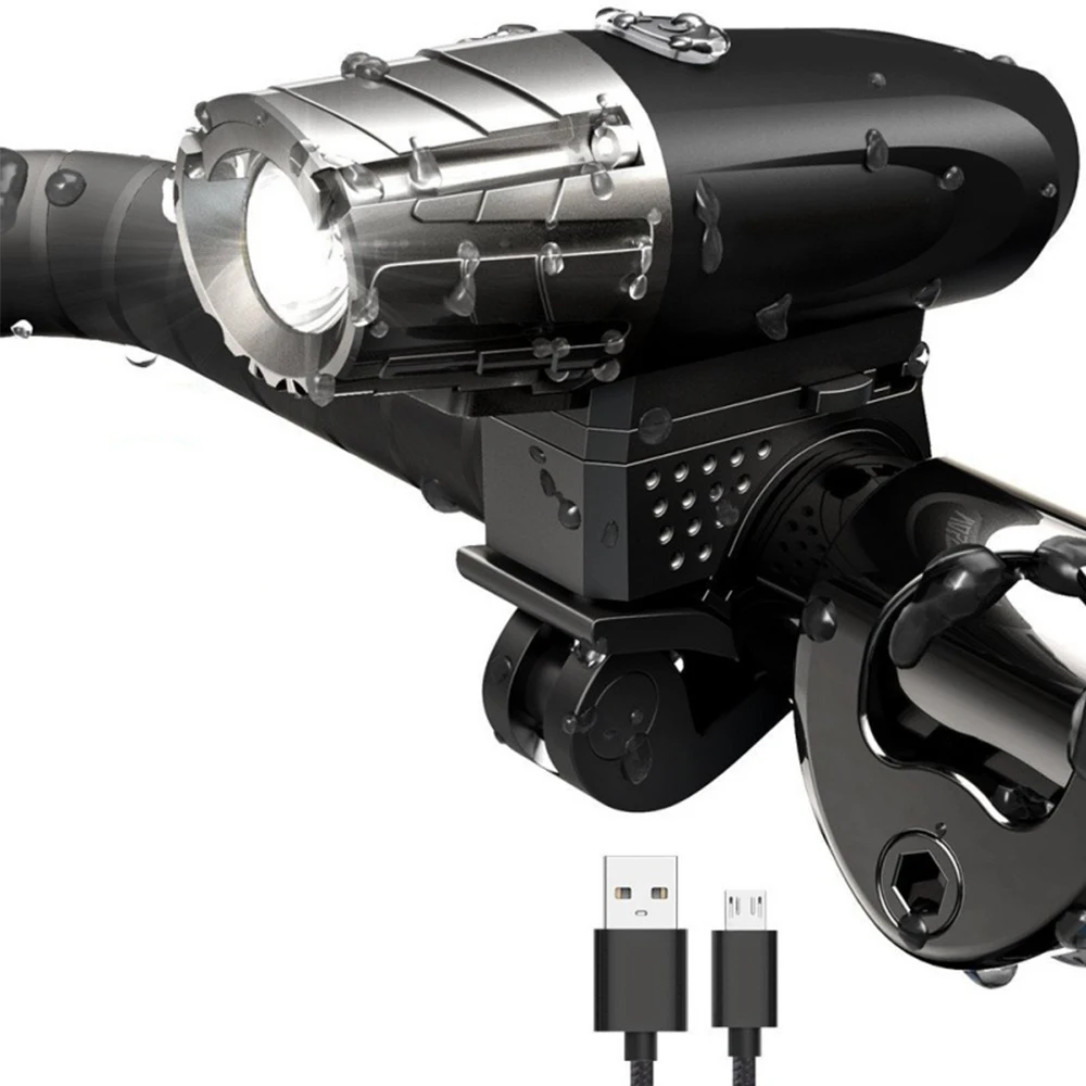2018 New Power Beam Bike Front Light Head Torch Flashlight Bicyle Headlight Battery High Quality Drop ship | Спорт и развлечения