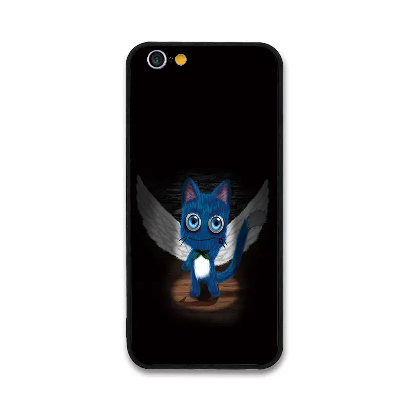 Жесткий Чехол для iPhone 5 6 7 8 plus/7 plus/6 plus X аниме милый синий кот | Мобильные телефоны и