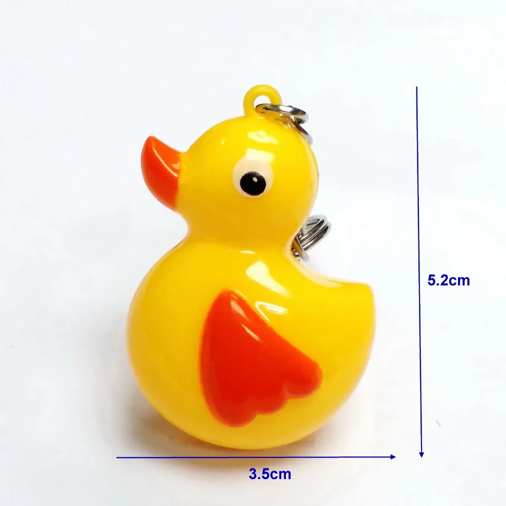 

12 pcs Duck Pendant with key Chain Ring Vintage Charm Favour Pinata School Bag Filler Birthday Party Favors Gift Novelty Prize