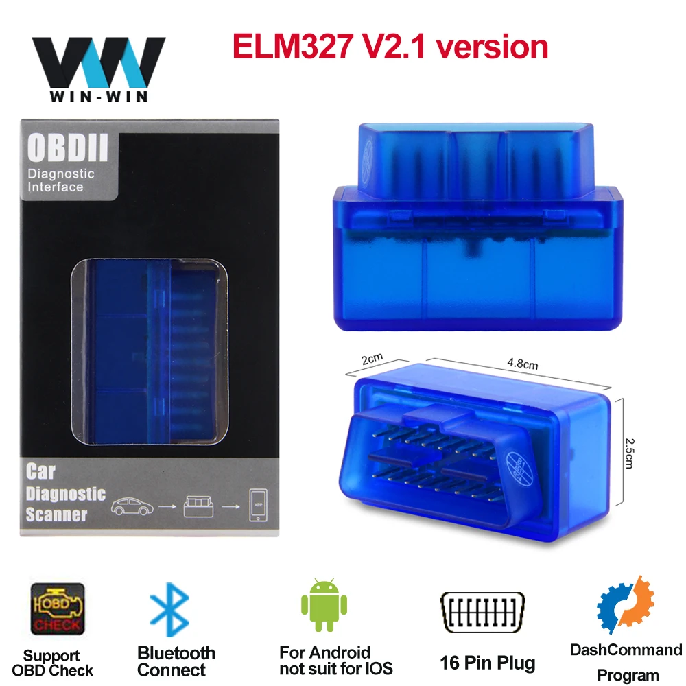 2 шт. ELM 327 V2.1 OBD2 bluetooth-сканер ELM327 V2.1 OBD OBD2 автомобильный диагностический инструмент odb2 сканер OBD 2 автоматический сканирующий инструмент