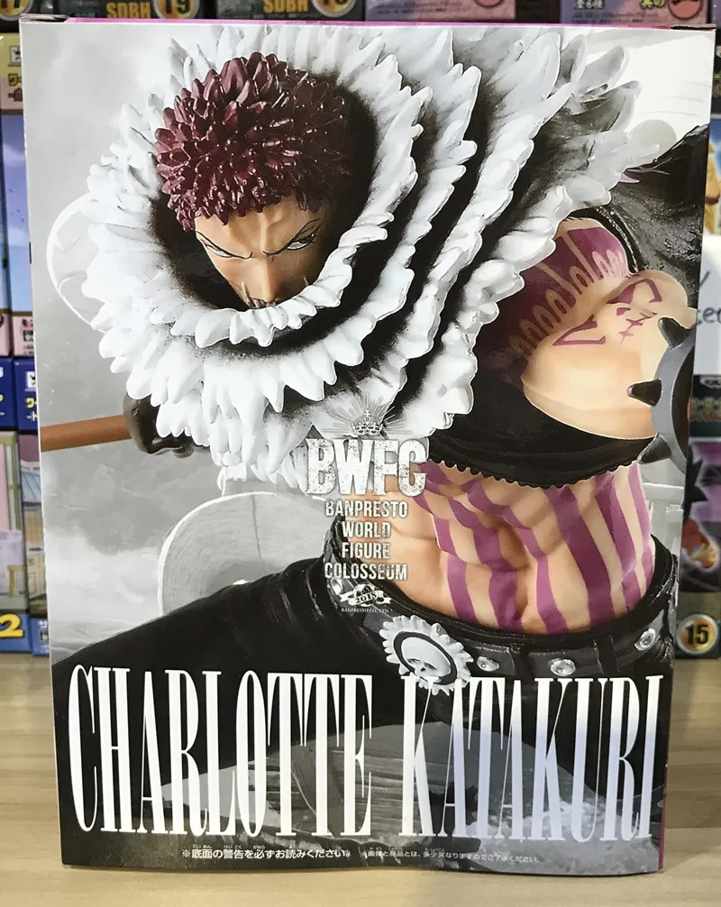 Оригинальный цельный OP Banpresto world рисунок Колизей Charlotte Katakuri фигурку ПВХ модель