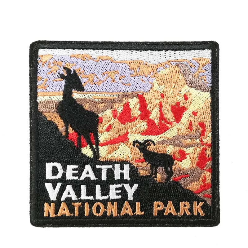 Death Valley национальный парк Калифорнии путешествия путешественник сувенир патчи