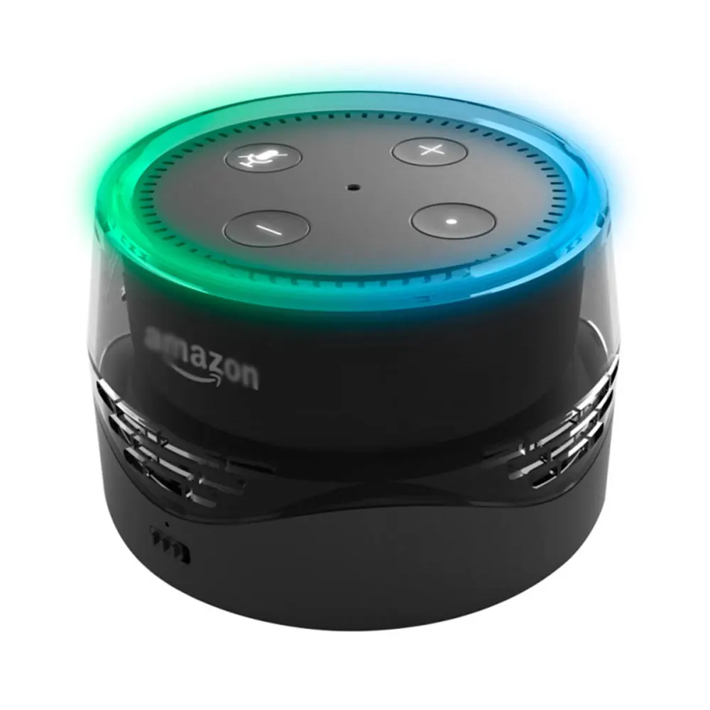 Для Echo Dot 1/2 динамик мобильная база питания зарядная док станция прозрачный