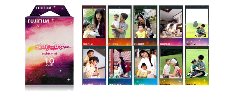 Fujifilm Instax Mini Star Пыли мгновенный плёнки(10 простыни Детские) для Mini 7 s 8+ 9 25 50 70 90/Share SP-1, SP-2 принтера