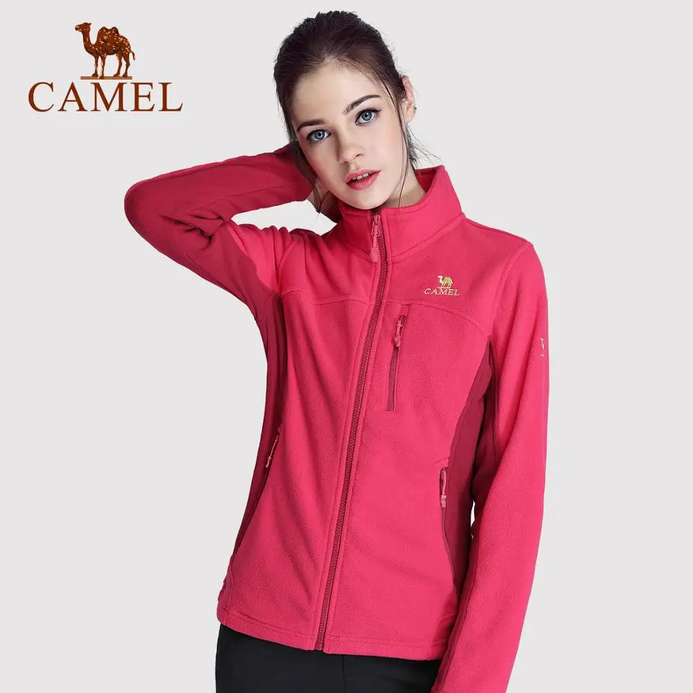 CAMEL зимнее приталенное женское модное повседневное теплое пальто из флиса