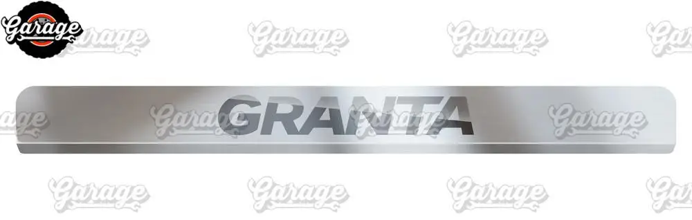Защитные накладки на пороги для Lada Granta Sedan / Liftback 2011-2017 аксессуары из нержавеющей