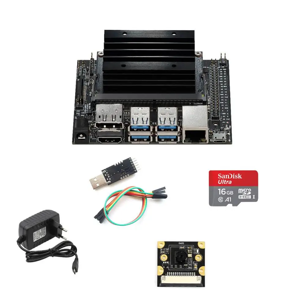 KIT 3 ShenzhenMaker Store NVIDIA Jetson Nano DeveloperKit для искусственного интеллекта глубокого обучения AI Computing-обновление камеры - Цвет: KIT 3