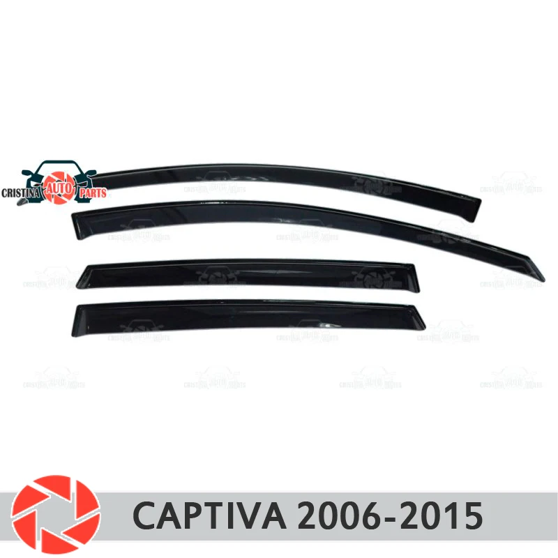 Дефлектор окон для Chevrolet Captiva 2006-2015 защита от дождя и грязи декоративные