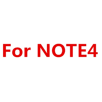 For NOTE 4 Прозрачные силиконовые чехлы для samsung galaxy S3 S4 S5 мини S6 S7 край S8 плюс J1 J3 J5 A3 A5 J7 Core Grand Prime Note 4 - Цвет: For NOTE 4