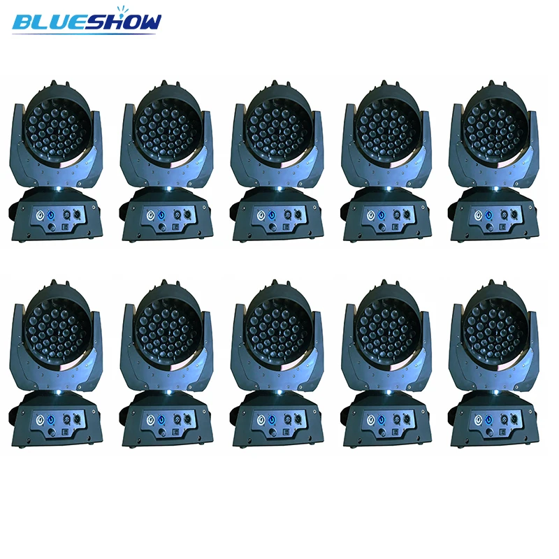 Нет налога на заказ 10 шт./лот Zoom Wash LED Moving head light 36x10w rgbw 4in1 или 36x12w rgbwa 5in1 36x15w waurgbv 6in1