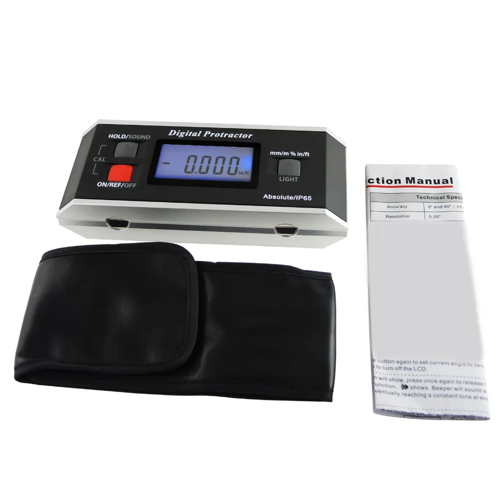 Angle Finder Level Digital Protractor Inclinometer Magnetic V-Groove 0~360 degree with Backlight Industrial Automotive Use | Инструменты