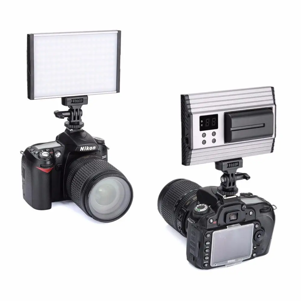 

Air ультратонкая видеокамера с регулируемой яркостью 144 LED 3200K-5500K для Canon Nikon Pentax Olympus Samsung DSLR