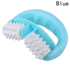 1X купальная щетка мини ручной тело антицеллюлитный Массажная ячейка роликовый массажер Крипер колесо