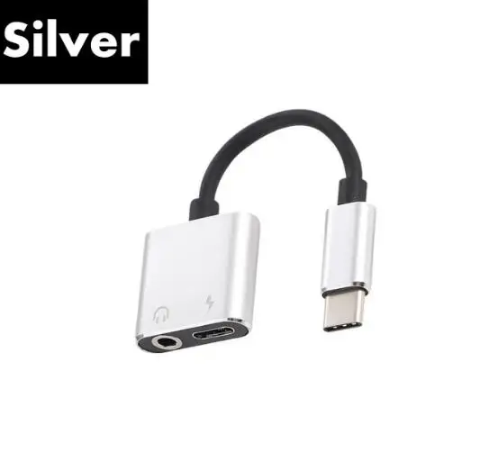2 в 1 Type-C USB C до 3 5 мм AUX аудио разъем для наушников адаптер зарядное устройство