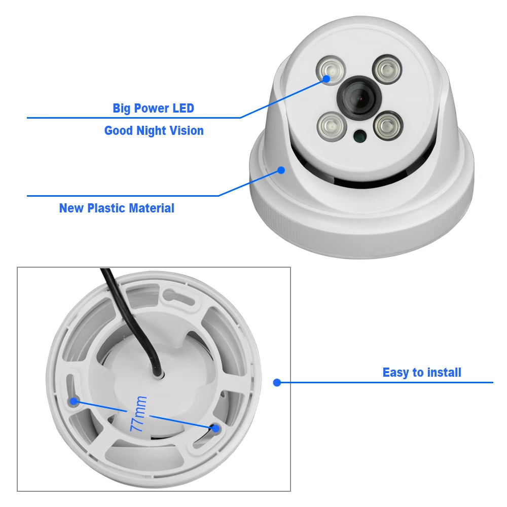 BFMore SONY IMX323 1080 P PoE купольная IP Камера сети P2P безопасности CCTV Проводная внутренняя