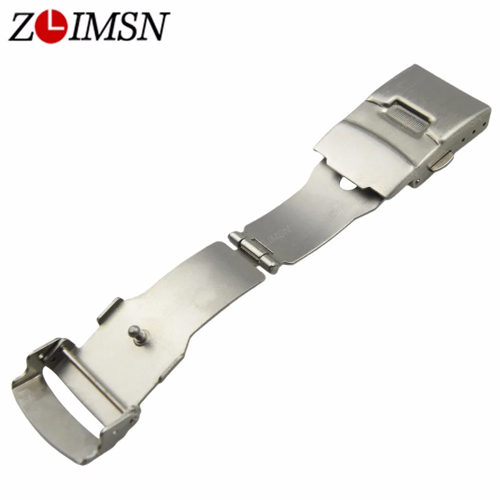 Пряжка для ремня из нержавеющей стали ZLIMSN автоматическая складная застежка