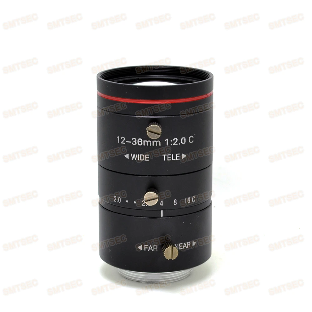 12 36 мм 3x зум вариофокальный C образный объектив 1/1.8 &quotF2.0 3MP Профессиональный SMTSEC