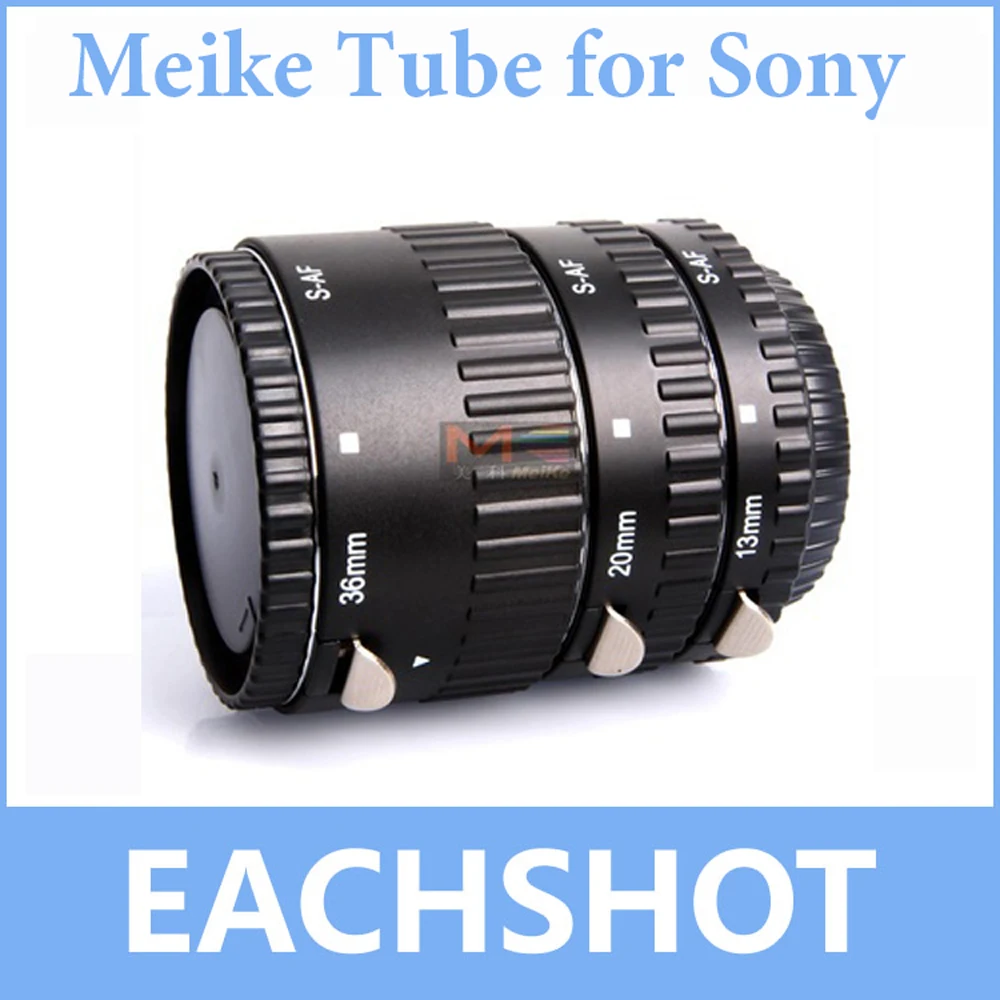 

Meike MK-S-AF-A Metal Auto Focus AF Macro Extension Tube Set for Sony Camera Alpha a99 a58 a350 a550 a77 a580 a200 a33