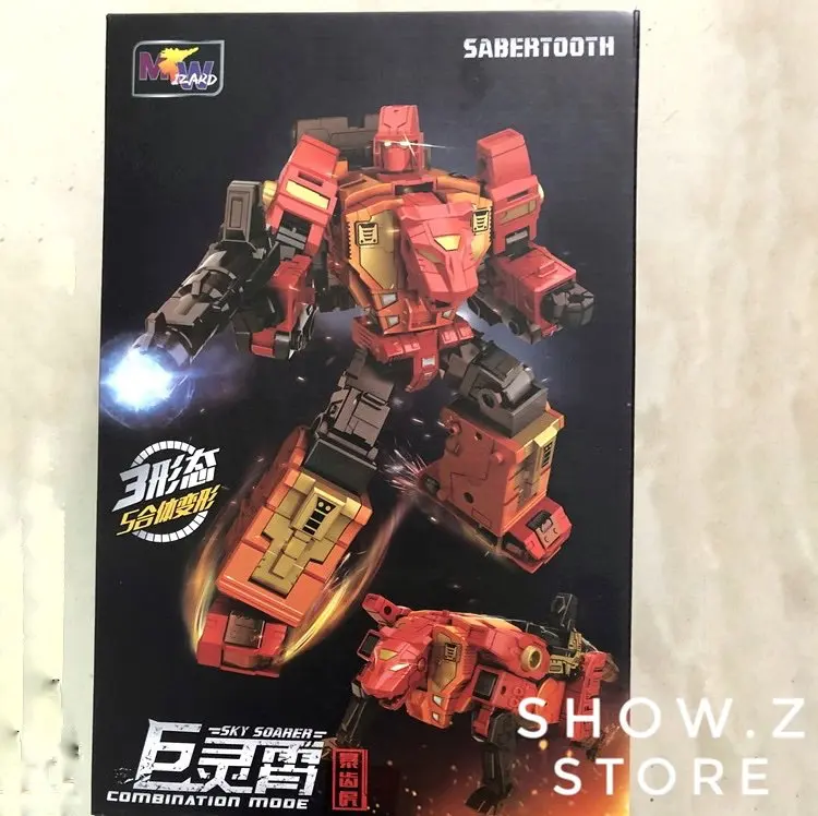 [Show. Z] WeiJiang WJ Sky Soarer Rampage негабаритных Sabertooth комбинированный режим POTP Feral Rex Predaking
