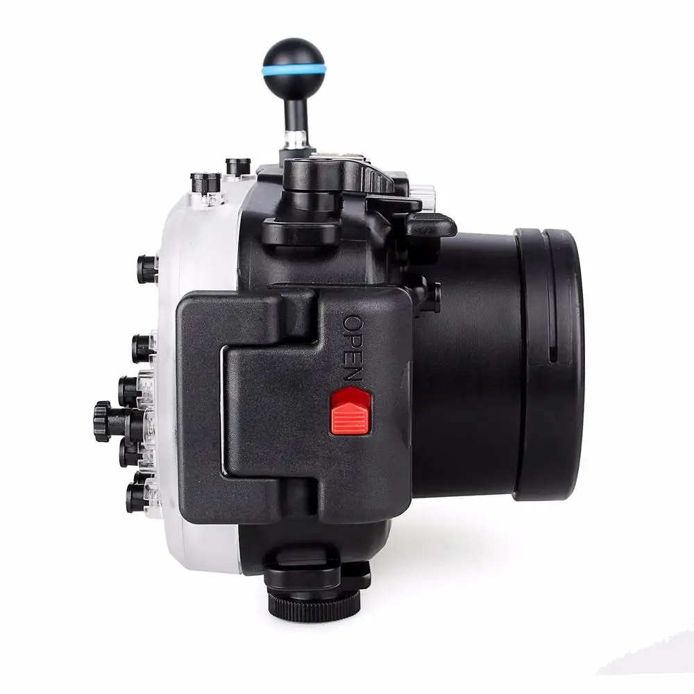 40 м/130 футов корпус камеры для подводного дайвинга Sony A5000 16-50 мм водонепроницаемый