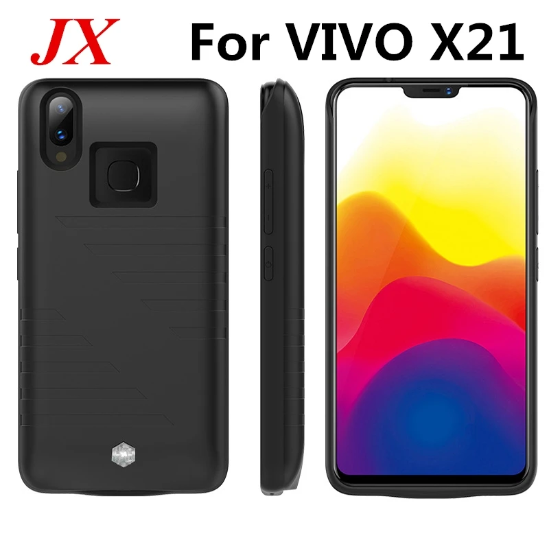 6800 мАч Последним Для VIVO X21 Батареи Чехол Smart PC ABS телефон Стенд Крышка Батарейного