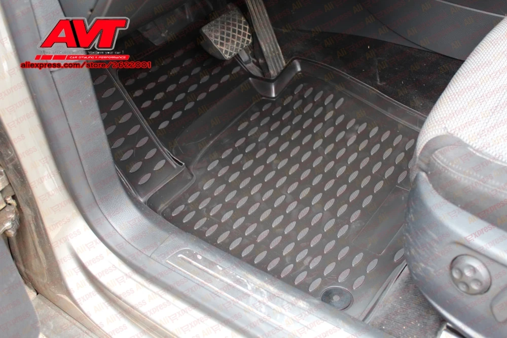 Коврики для Volkswagen Passat CC 2009-4 шт. резиновые коврики Нескользящие резиновые интерьерные автомобильные аксессуары для укладки