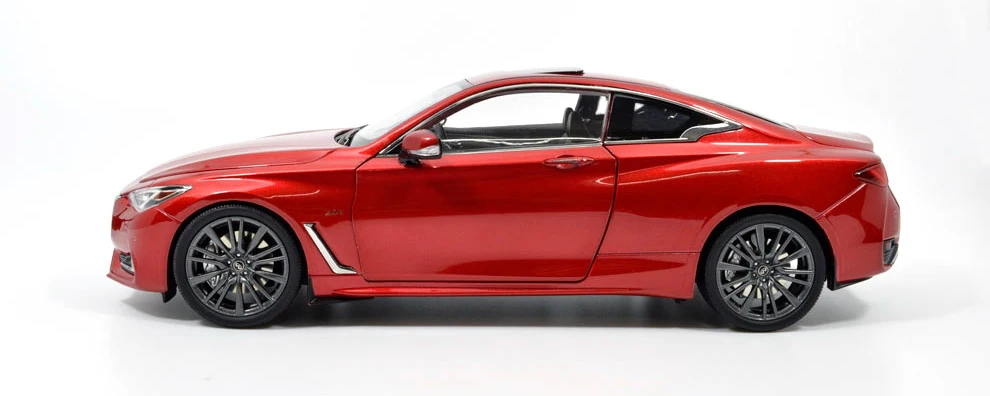 Оригинальная модель Paudi 1:18 1/18 масштаб Infiniti Q60 2018 красный литой модельный