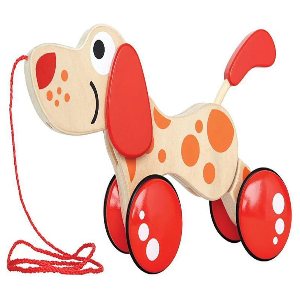 Милые Нетоксичные Деревянные Push & Pull Игрушка Ходить Крокодил Для Детей Дети