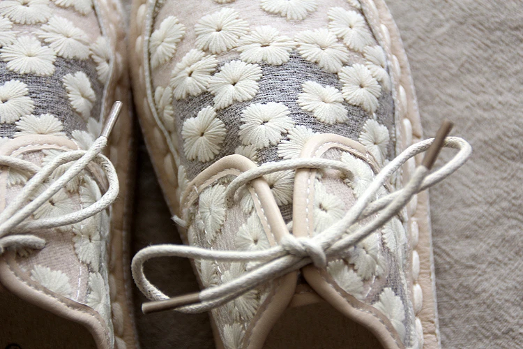 Белые туфли в стиле ретро дышащая обувь рыбацком с кружевом и сеткой новые модные