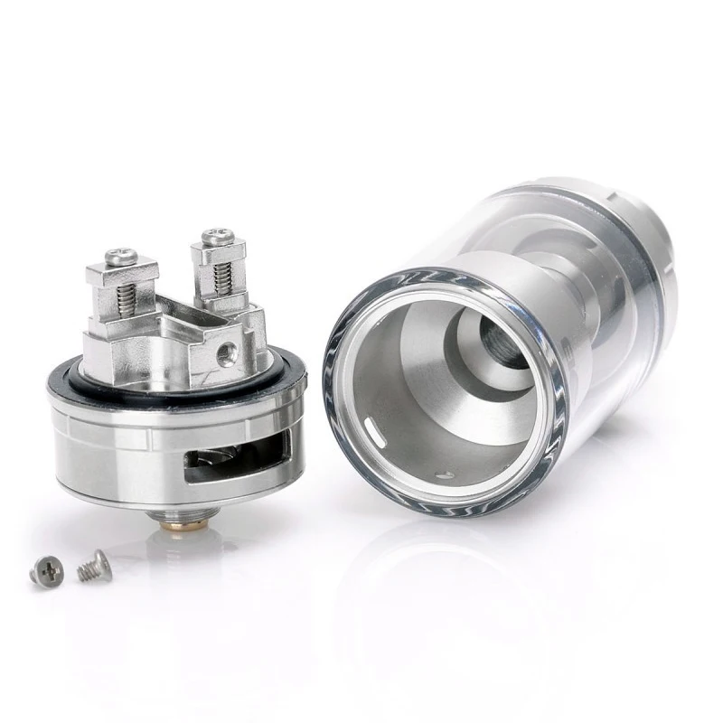 Аутентичный атомайзер Eleaf Lemo 3 RTA/Sub 0 Ом 4 мл для EC - Silver | Электроника
