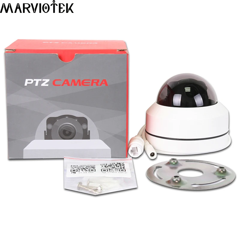 4MP 5MP POE IP камера мини ptz наружная купольная оптический зум Моторизованный