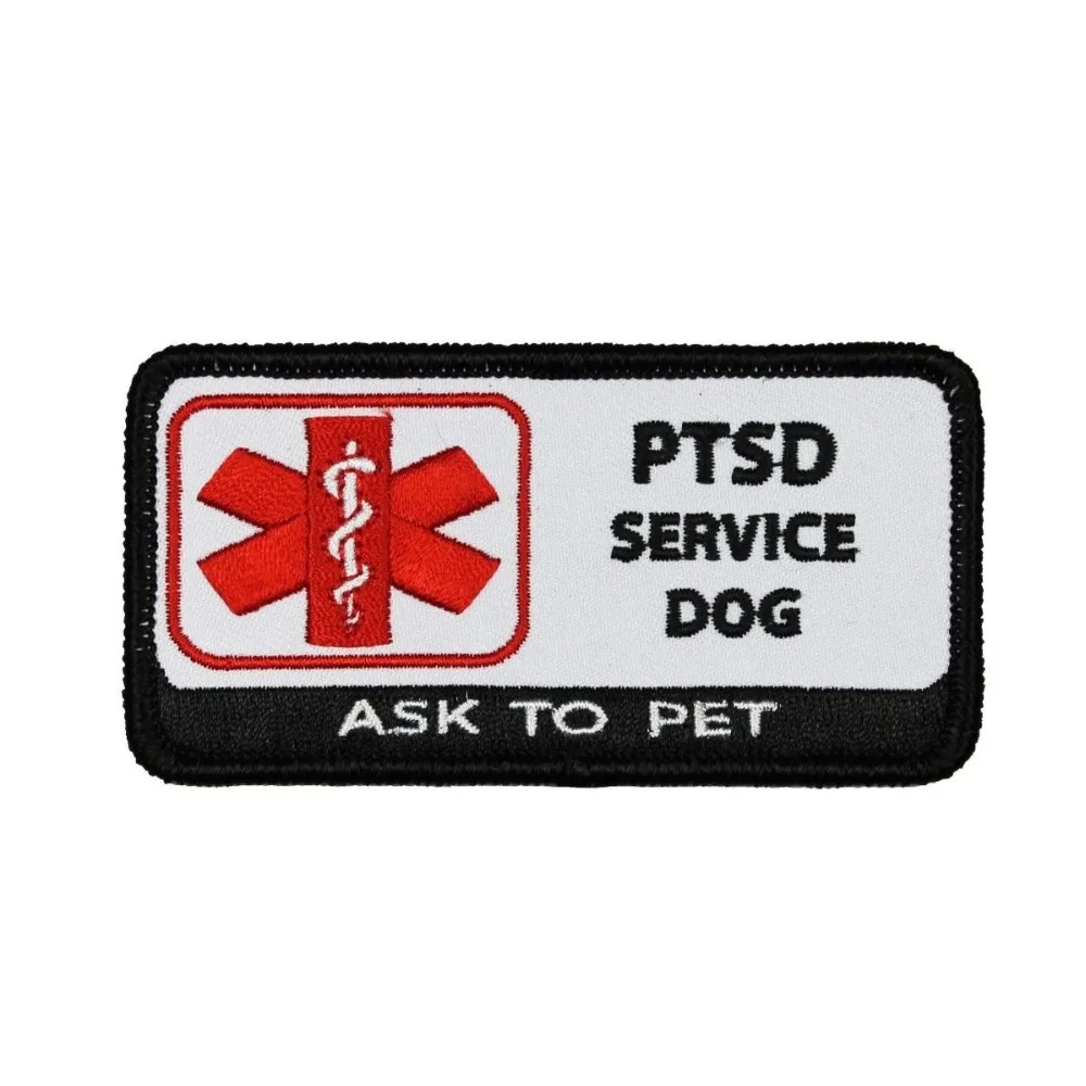 Патчи для одежды с вышивкой эмблемой 3 5 дюймов PTSD | Дом и сад