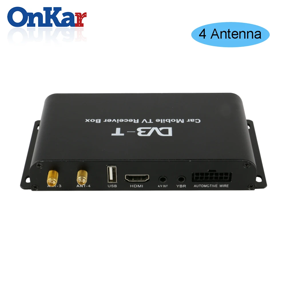 ONKAR DVB-T Digital TV Box 4 Antennas HD support high speed up to 180km/h mobile signal receiving | Автомобили и мотоциклы
