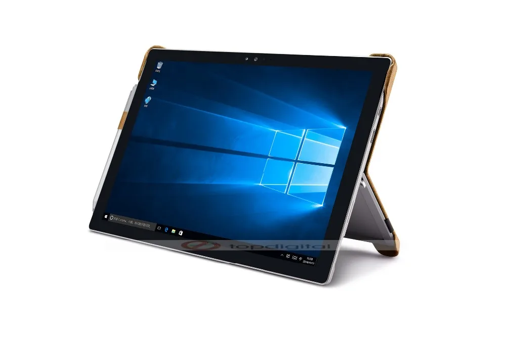 Icarer чехол для планшета для microsoft Surface Pro 4 5 6 задняя крышка Чехлы подставка из натуральной кожи защитный чехол с держателем карандаша
