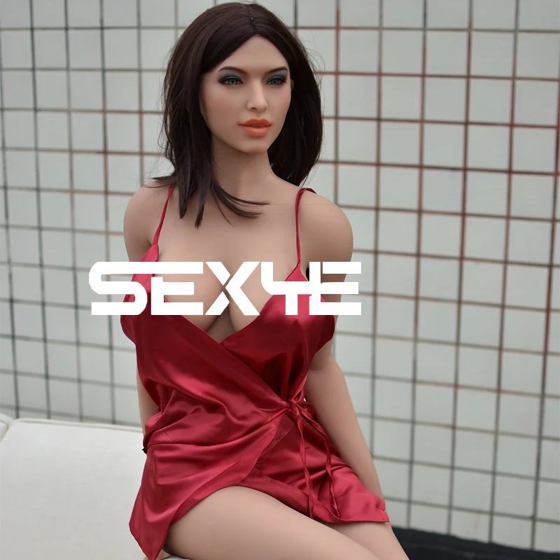 SEXYE полное тело силиконовые TPE любовь кукла с большой грудью вагинальный оральный