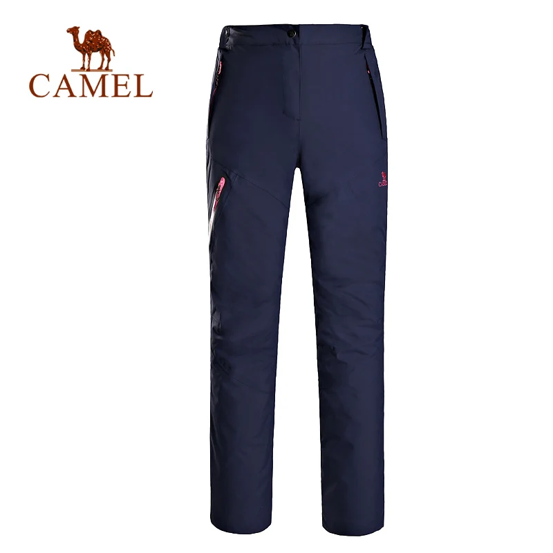 CAMEL мужские и женские Походные штаны нейлоновые водонепроницаемые термо