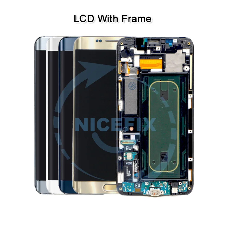Активно матричные осид дисплеем для Samsung Galaxy S6 край S6edge plus + SM G928F G928 ЖК дисплей
