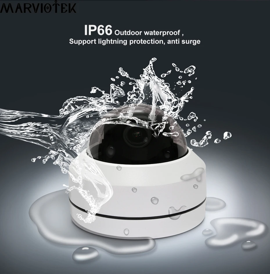 4MP 5MP POE IP камера мини ptz наружная купольная оптический зум Моторизованный